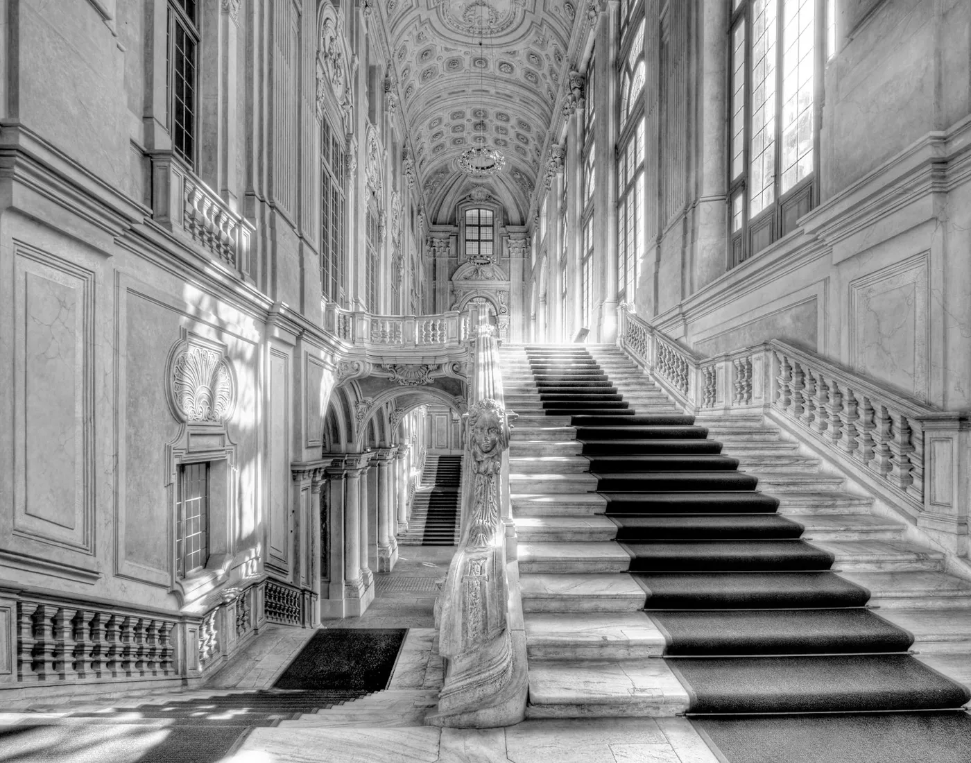 Lo scalone di Juvarra a Palazzo Madama