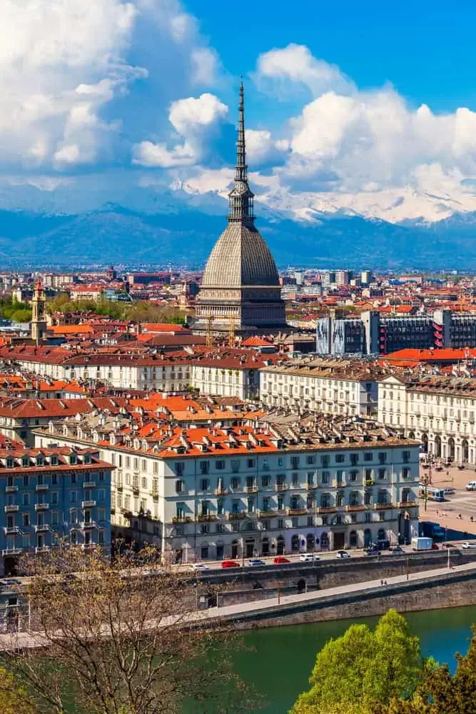 View over Turin