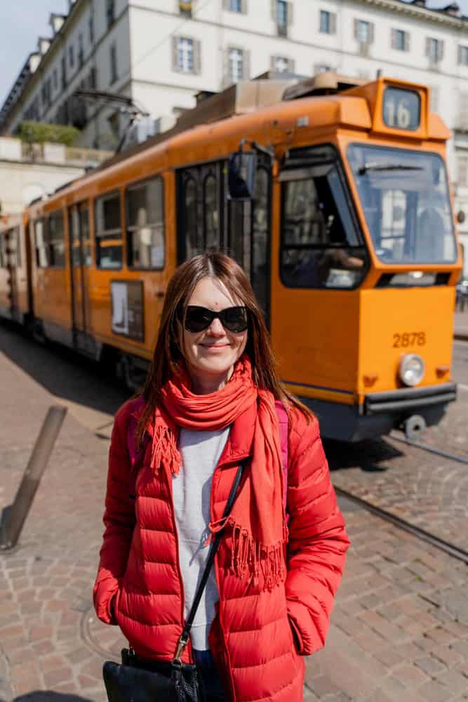 Öffentliches Verkehrsmittel in Turin