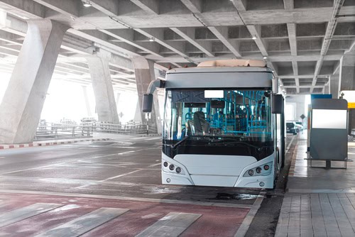 Bustransfer am Flughafen